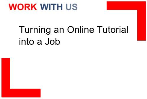 Read more about the article Turning an Online Tutorial into a Job
