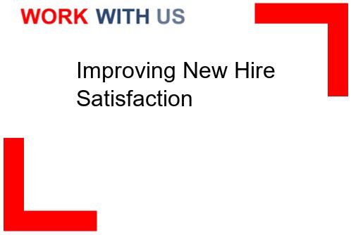 Read more about the article Improving New Hire Satisfaction