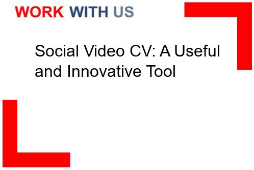 Read more about the article Social Video CV: A Useful and Innovative Tool